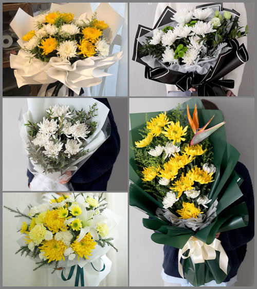 黑龙江绥化海伦市联发乡白事花束代送